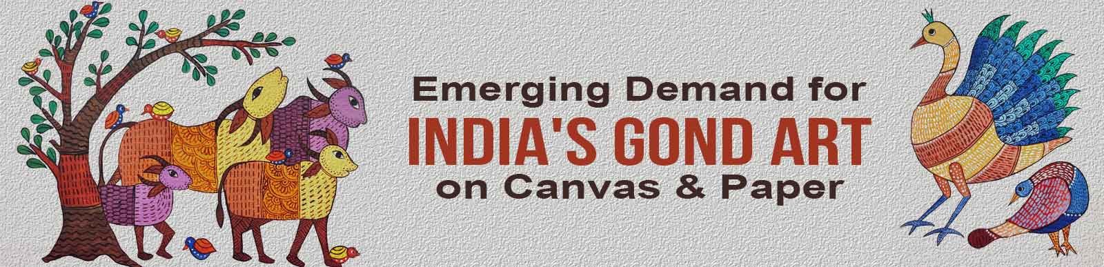 Emerging Demand for Indias Gond Art on Canvas and Paper