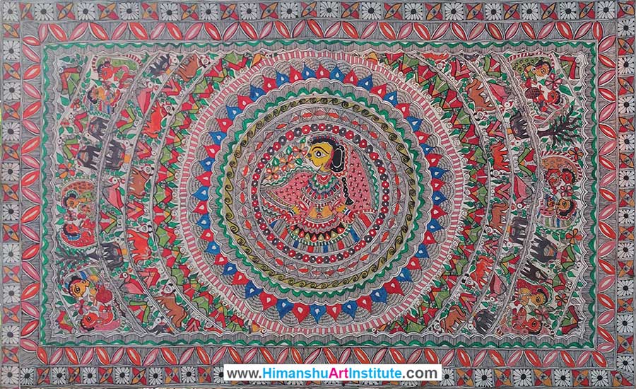 Indian Folk Art, About Mithila Painting, About Madhubani Painting, Online Madhubani Painting Classes, Madhubani Painting Course, Indian Traditional Art, Certificate Course in Madhubani Painting, Bihar Folk Art, Mithila Painting Classes, Madhubani Painting Haritage of Indian Art