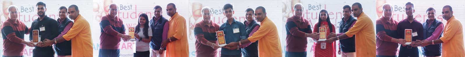 Students of the Year - Soni was Awarded Best Student for Fine Arts 2018 and Ayush Agnihotri was Awarded Best Student for Drawing & Painting 2018 at Himanshu Art Institute