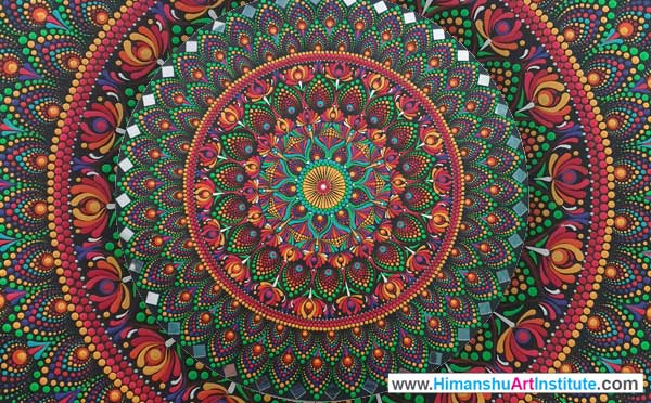 Mandala Art Classes in Delhi, Online Certificate Course in Mandala Art, Mandala Painting, Mandala Art Course, Best Online Mandala Art Classes, Indian Traditional Art, Indian Folk Art