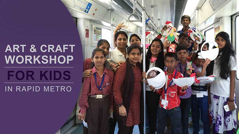 Drawing, Painting, Art & Craft Workshop and Fun Activities for corporate empoyees, Kids, Schools, Colleges, Institutes, Art & Craft Stall in Malls, Art Fair, Delhi, Gurugram, Noida, Chandigarh, India, Art & Craft Workshop for Kids for Rapid Metro Gurgaon Creative Fun Activities for Children Corporate Activity and Workshop