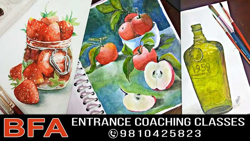 Himanshu Art Institute Conducts  BFA Entrance Coaching Classes for College of Art, Delhi, Chandigarh, JJ School of Art, Lucknow University, Jamia Millia Islamia, Delhi, India