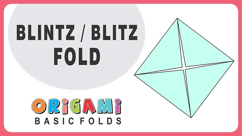 Learn Origami, Origami Basic Folds, Origami Basic Shapes for Beginners, How to Learn Origami Basic Folds for Beginners, Very Simple & Easy Steps of Paper Origami Blintz or Blitz Folds, Tutorial in Step by Step for Origami Blintz or Blitz Folds, Online Origami Classes, Origami Workshop for Kids, Corporate in Delhi, NCR, India