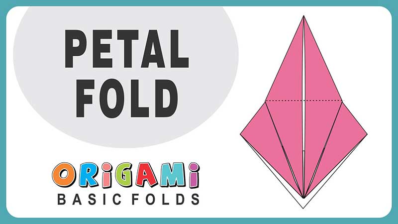 Learn Origami, Origami Basic Folds, Origami Basic Shapes for Beginners, How to Learn Origami Basic Folds for Beginners, Very Simple & Easy Steps of Paper Origami Petal Folds, Tutorial in Step by Step for Origami Petal Folds, Online Origami Classes, Origami Workshop for Kids, Corporate in Delhi, NCR, India