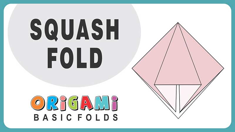 Learn Origami, Origami Basic Folds, Origami Basic Shapes for Beginners, How to Learn Origami Basic Folds for Beginners, Very Simple & Easy Steps of Paper Origami Squash Folds, Tutorial in Step by Step for Origami Squash Folds, Online Origami Classes, Origami Workshop for Kids, Corporate in Delhi, NCR, India