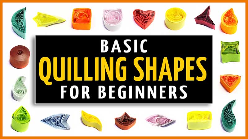 How to Make Basic Quilling Shapes, Basic Quilling Shapes for Beginners, Quilling Basic Shapes, Quilling Art Classes, Quilling Art Courses, Online Quilling Art Courses, Quilling Art Workshop, Best Paper Quilling Art Classes in Delhi, India