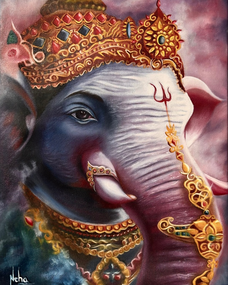 Vakratunda, Peace illustration, Vakratunda