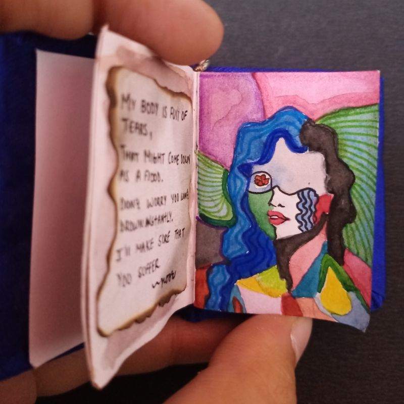 #abstract #painting #art #miniature #miniatureabstract, "Soul in disguise"