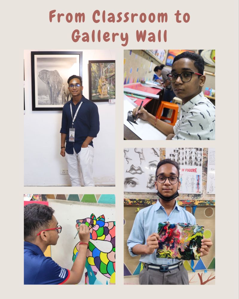 Student Art Journey: From Classroom to Gallery Wall