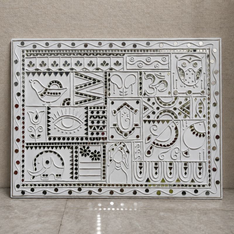 Traditional Lippan Art Wall Panel